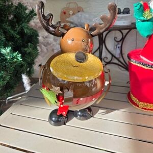 Festive Brown Reindeer Holiday Decor